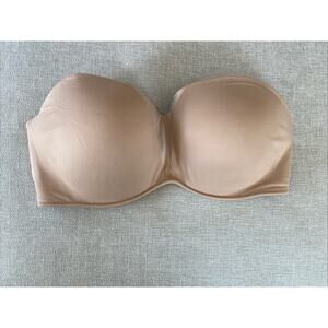 Soma Stunning Starlet Strapless Bra 44DDD Nude Push-Up Underwire Plus NO STRAPS